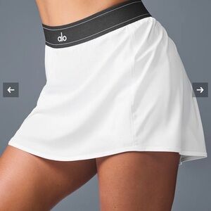 Alo White Athletic Skirt